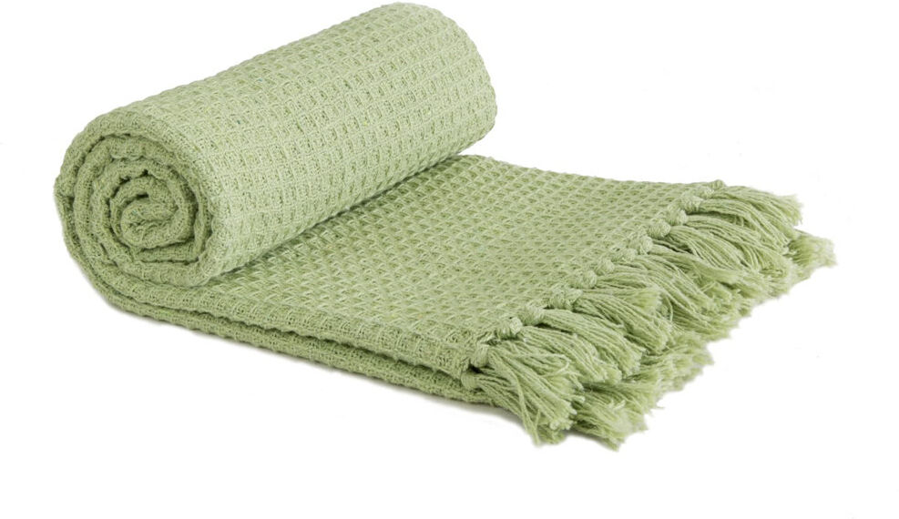 Mercury Vitela Throw Blanket Ochre Small Single (2'6)