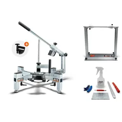 BTR Reifenmontiergerät EVO2 PRO® mit Wuchtbock und Starterpaket Silber BTR Wuchtbock Flüssigkeit