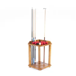 Queueständer ,,Corner Rack‘‘ mehrere Farben, Holzfarbe Billard: Honig