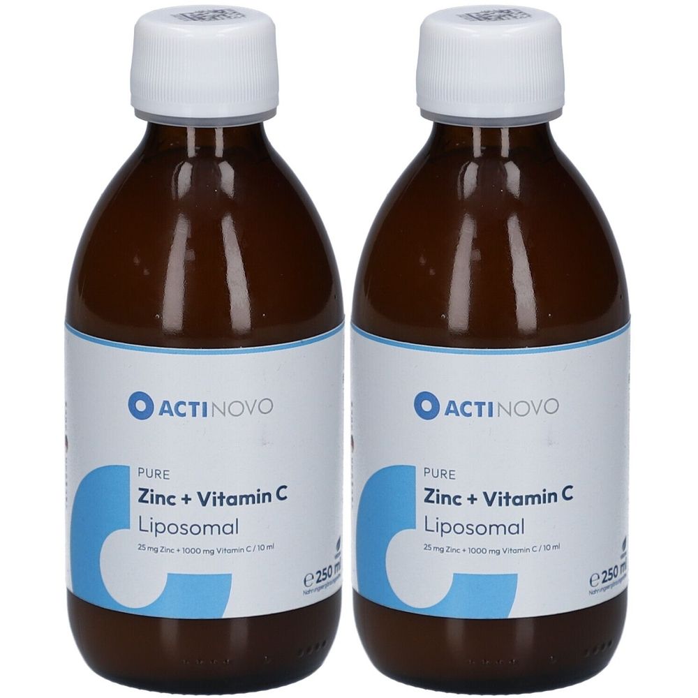 Liposomales Zink + Vitamin C 2x 2x250 ml Lösung zum Einnehmen