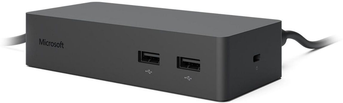 Microsoft Surface Dock 2 (SVS-00004) Docking Station for Surface - 4x USB-C, 2x USB-A, Gigabit Ethernet, 199W