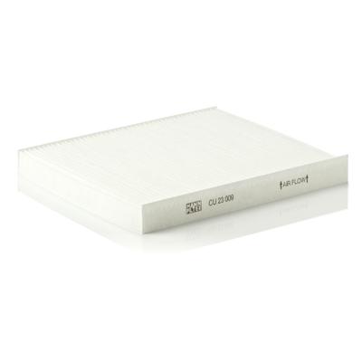 MANN-FILTER Filter, Innenraumluft cu23009 unter der Mittelkonsole für Fiat