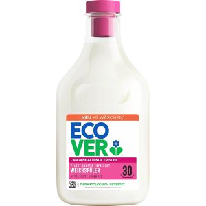 Ecover Weichspüler Apfelblüte & Mandel, vegan, pflanzliche Inhaltsstoffe, 750 ml, 30 Waschladungen