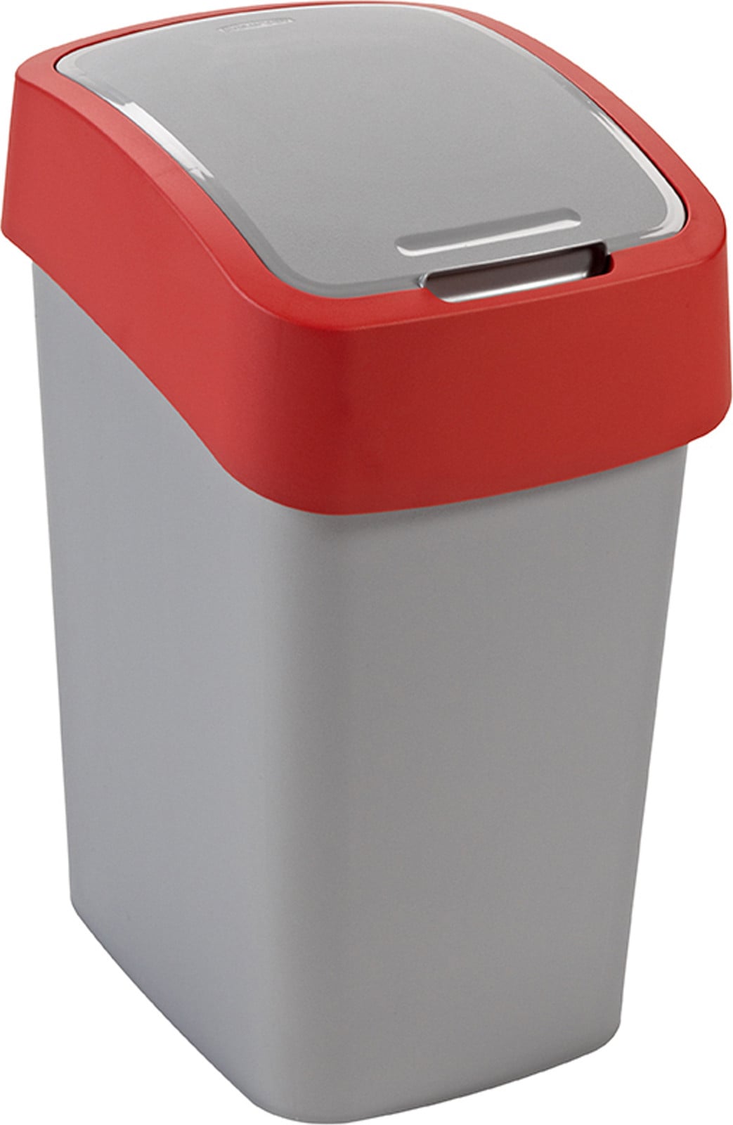 Curver Vuilnisbak met deksel, 25 liter, rood