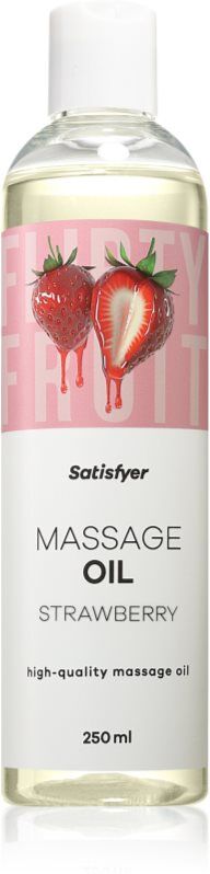 Satisfyer Massage Oil huile de massage Strawberry 250 ml