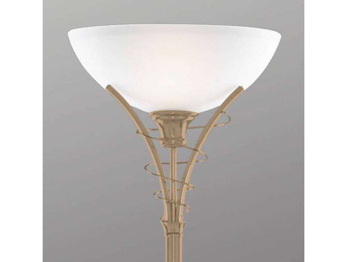 Searchlight Deckenfluter Lineas, bronze / altmessing, für Wohn- / Esszimmer, Metall, Modern, Stehlampe