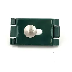 zauniversum® Befestigungsset 10x Zaunmatten Eckverbinder lang Grün (RAL 6005)