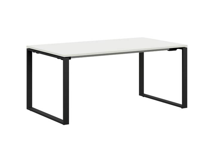 Cantus Jugendschreibtisch, Anthrazit, Weiß, Metall, rechteckig, Kufe, 80x72x160 cm, Made in Germany, in verschiedenen Holz-Dekoren erhältlich, Arbeitszimmer, Schreibtische, Jugendschreibtisch & Kinderschreibtisch