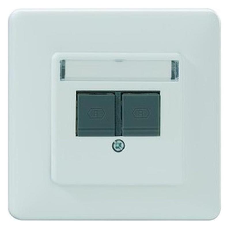 Rutenbeck 139112040 - 2 Modul(e) - 6a - -40 - 70 °C - Weiss - Acrylnitril-Butadien-Styrol ( (139112040)