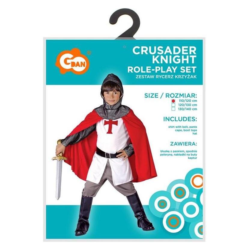 GoDan Ritterkostüm für Kinder, Grösse 110/120 cm (110) (58213609)