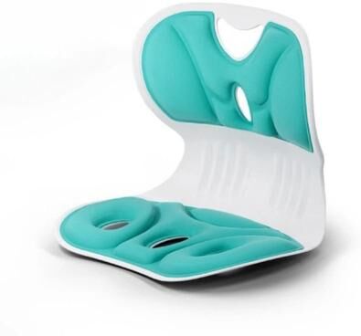 Inspired Finds Ergonomic Lumbar Support Pillow With Washable Breathable Cover light Green