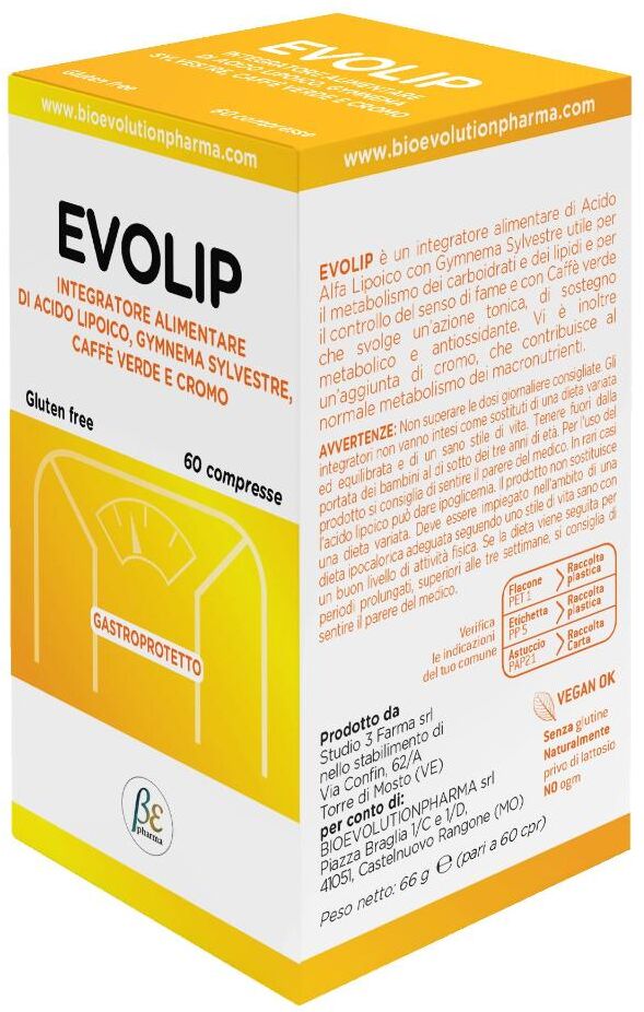 BIOEVOLUTIONPHARMA Srl EVOLIP PLUS 60CPR BIOEVOLUTION