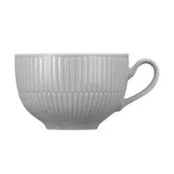 Seltmann Weiden Milchkaffeetasse  Amina , grau , Porzellan