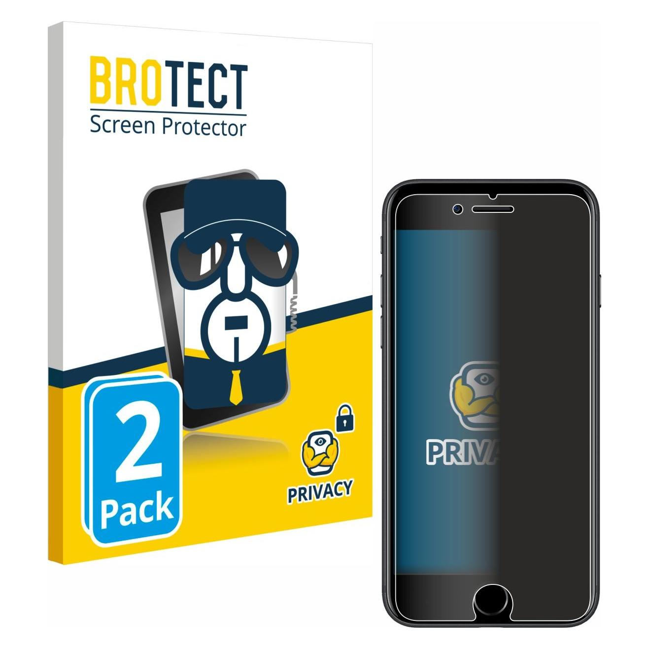 Brotect Sichtschutzfolie Anti-Spy Privacy Folie Blaulicht-Schutz (Apple iPhone 7) (4329232)