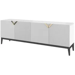 Sideboard   ¦ weiß ¦ Maße (cm): B: 201,5 H: 70