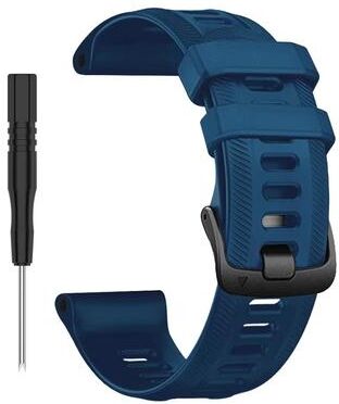 Inspired Finds Sports Silicone Replacement Strap For Garmin Forerunner 965 955 945 935 745 22mm Soft, Durable, And Adjustable Watch B midnight Blue for Forerunner 970