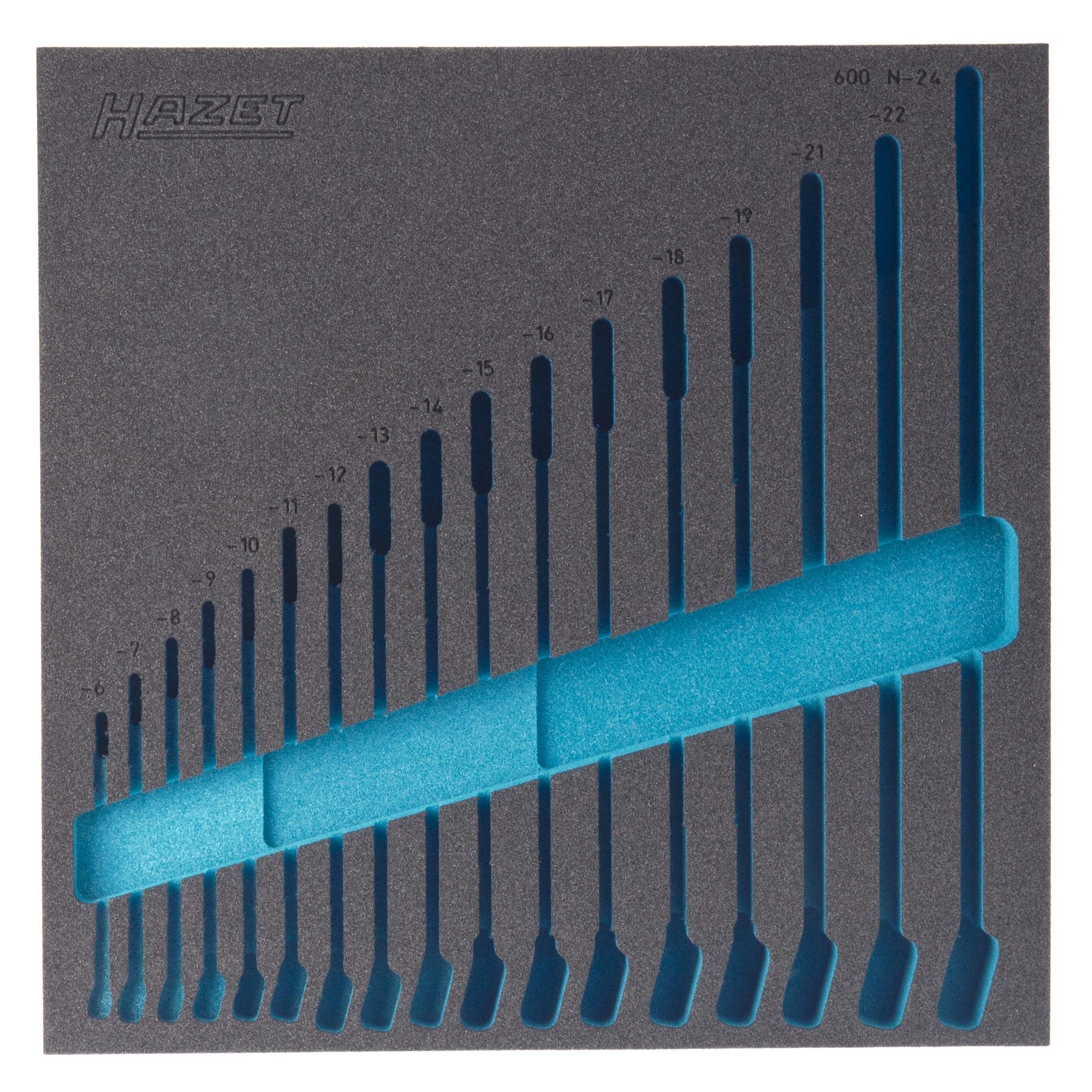 Hazet 2-Komponenten Weichschaum-Einlage 163-98L (163-98L)