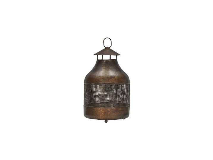 Lanterne H27 en fer marron HDNett