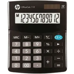 HP Tischrechner »OfficeCalc 112« schwarz, 10.1x3.3x12.6 cm
