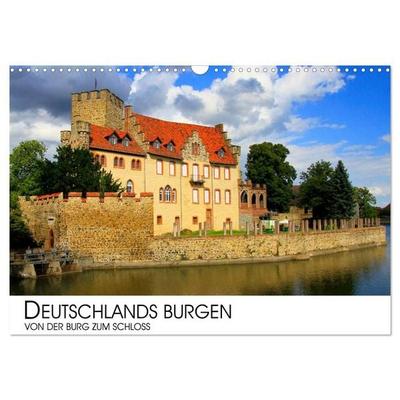 Deutschlands Burgen - Von der Burg zum Schloss (Wandkalender 2027 DIN A3 quer), CALVENDO Monatskalender