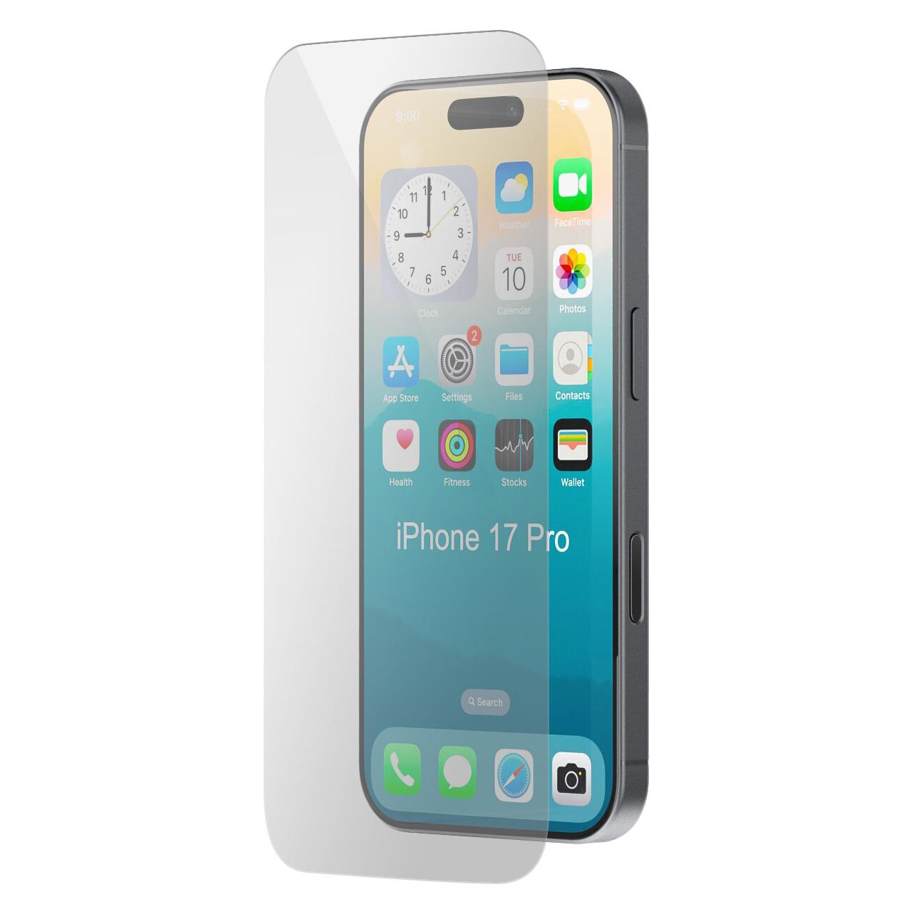 Mobiparts Regular Tempered Glass Apple iPhone 17/17 Pro/16 Pro (1 Stk., Apple iPhone 16 Pro, Apple iPhone 17, Apple iPhone 17 Pro) (MP-129954)