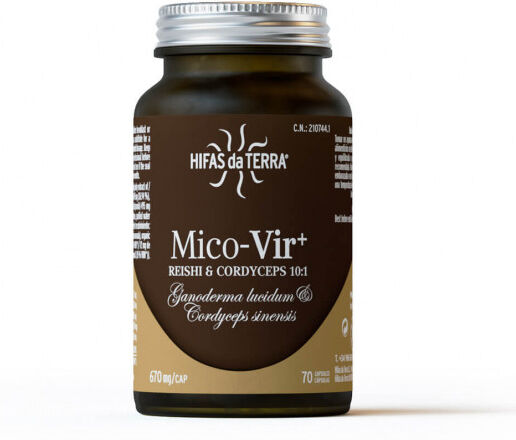 Hifas da Terra Hdt Mico-Vir Reishi-Cordyceps Hdt 70 Capsules