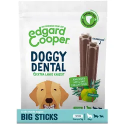 Edgard&Cooper Doggy Dental Apfel und Eukalyptus Hundesnack L 8 x 240 Gramm