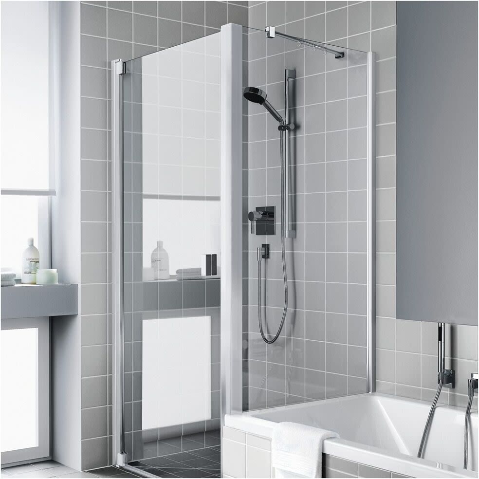 Kermi Raya Seitenwand verkürzt 70 cm auf Badewanne für Eckeinbau oder U-Kabine