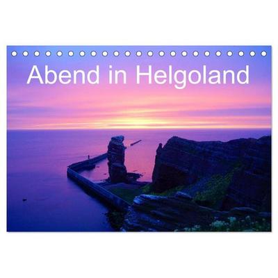 Abend in Helgoland (Tischkalender 2027 DIN A5 quer), CALVENDO Monatskalender