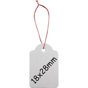 Herma 6903 Hängeetiketten mit Faden 18x28 mm, 1000 Stück