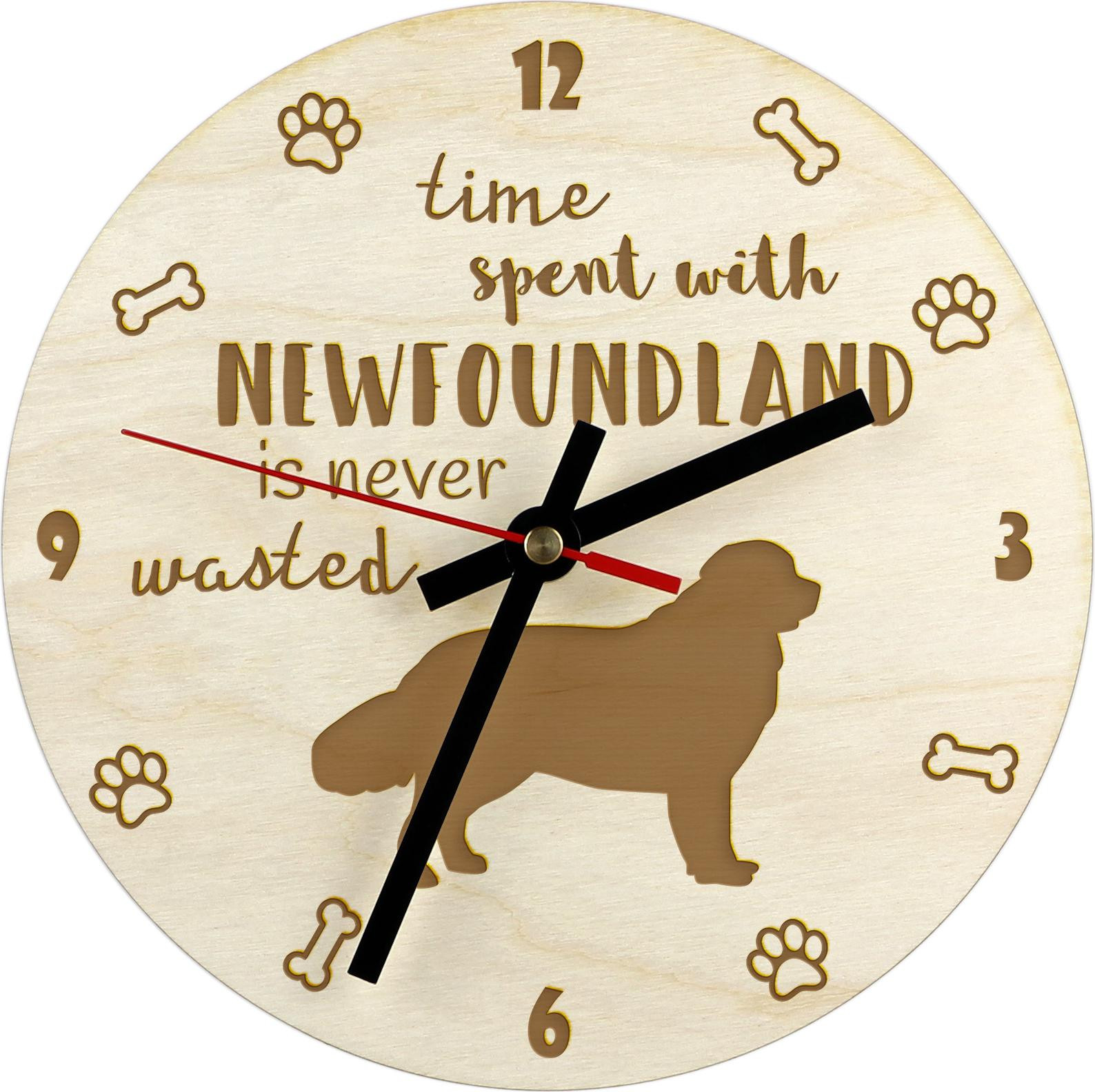 Art-Dog Wandklok Newfoundlander