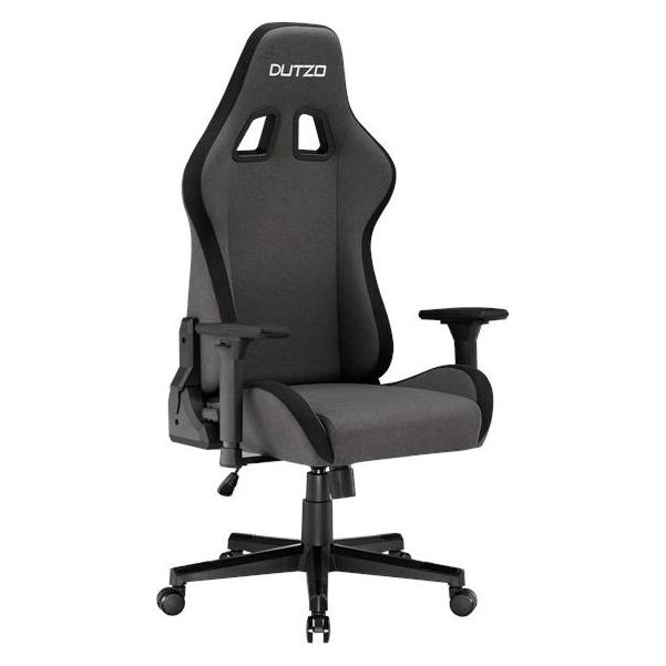Dutzo E-SPORTS Gamer Stol - Mrkegr - Stof - Op til 120 kg (DGC-ESPORT-CL-DG)