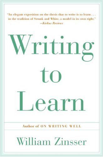 William Zinsser - WRITING TO LEARN RC - Preis vom 11.10.2026 03:10:56 h