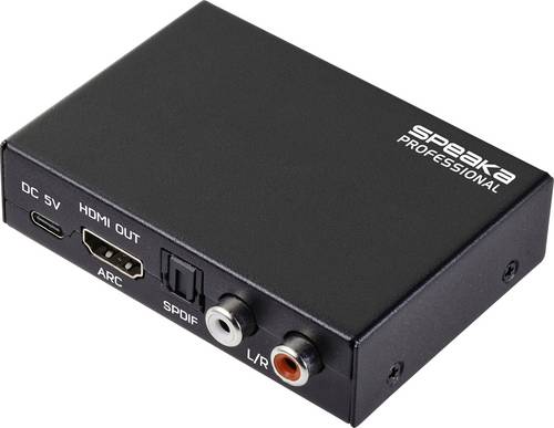 SpeaKa Professional Audio Extraktor SP-HDA-190 [HDMI - HDMI] 3840 x 2160 Pixel