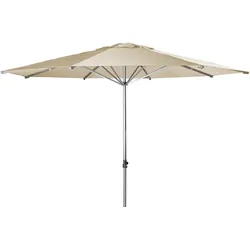 Doppler Sonnenschirm / Großschirm "Alu Expert Teleskop 400", inkl. Schutzhülle,natur,Ø 400 cm