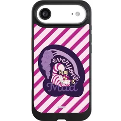 Nivocase Hülle für Apple iPhone Air Handyhülle NIVOcore Case Schwarz Alice im Wunderland Disney Grinsekatze (Apple iPhone Air), Smartphone Hülle, Schwarz
