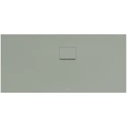 Villeroy & Boch Squaro Infinity rechteckige Duschwanne Morning Green 1500 x 700 Millimeter, Höhe 40 Millimeter, Innentiefe 15 Millimeter