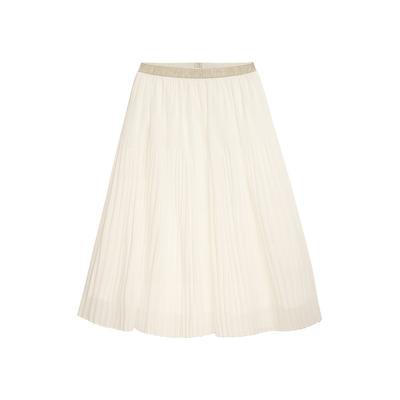 Tüllrock DANAMADE "DANAMADE Skirts Mädchenrock", Mädchen, Gr. 134, weiß (ivory), Obermaterial: 100% Polyester. Futter: 100% Polyester, Röcke