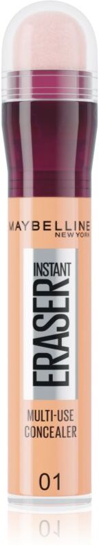 MAYBELLINE NEW YORK Instant Anti Age Eraser Flydende concealer med en applikator svamp Skygge 01 Light 6.8 ml