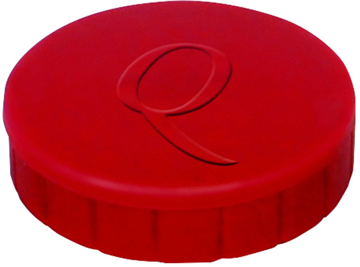 Quantore Magneet 20mm 300gram Rood 10 stuks