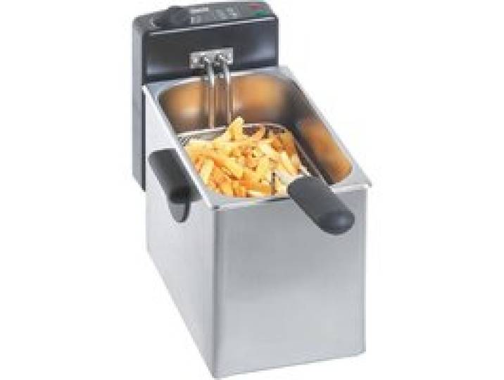 Friteuse professionnelle mini II - Bartscher - 1 x 4 Litres - Acier inoxydable - 2 02kW - Gris