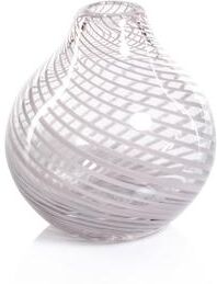 Zodax Chantilly Swirl Glass Bud Vase