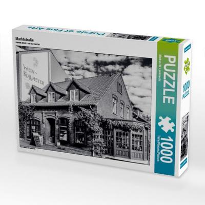 CALVENDO Puzzle Marktstraße 1000 Teile Puzzle quer | 1000 Teile Lege-Größe 64 × 48 cm Foto-Puzzle für glückliche Stunden
