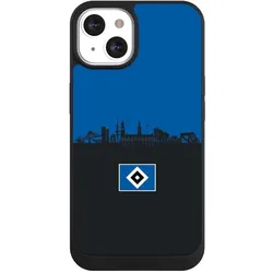 Nivocase Handyhülle für Apple iPhone 13 Hülle NIVOpure Case Schwarz HSV Hamburg Skyline (Apple iPhone 13), Smartphone Hülle, Schwarz