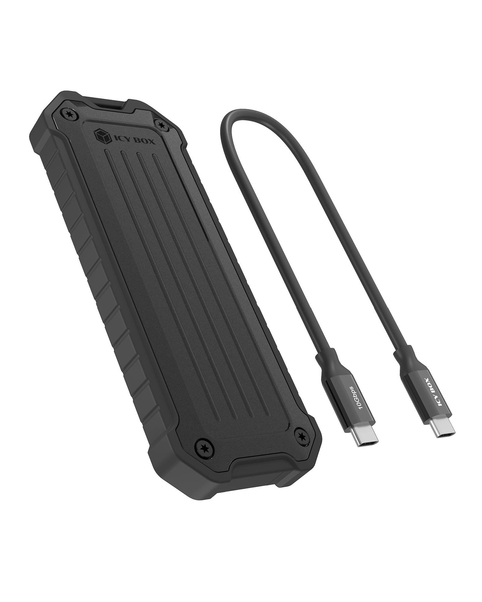Raid Sonic RaidSonic Icy Box IB-1827MCP-C31 NVMe SSD USB 3.2 Type-C Gehäuse schwarz