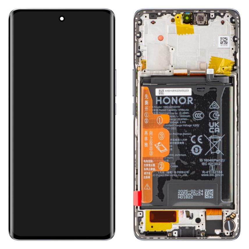 Honor Display Unit fur X50, mit Battery, Silver (Display, Honor X50) (64799263)