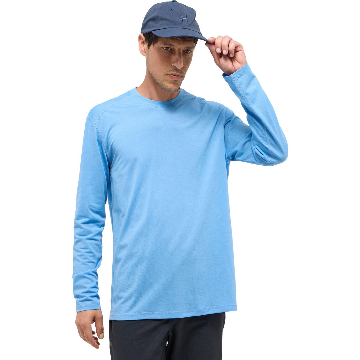 Haglöfs Kaise Wool LS Tee Men sky blue (5SE) L 6076255SE025
