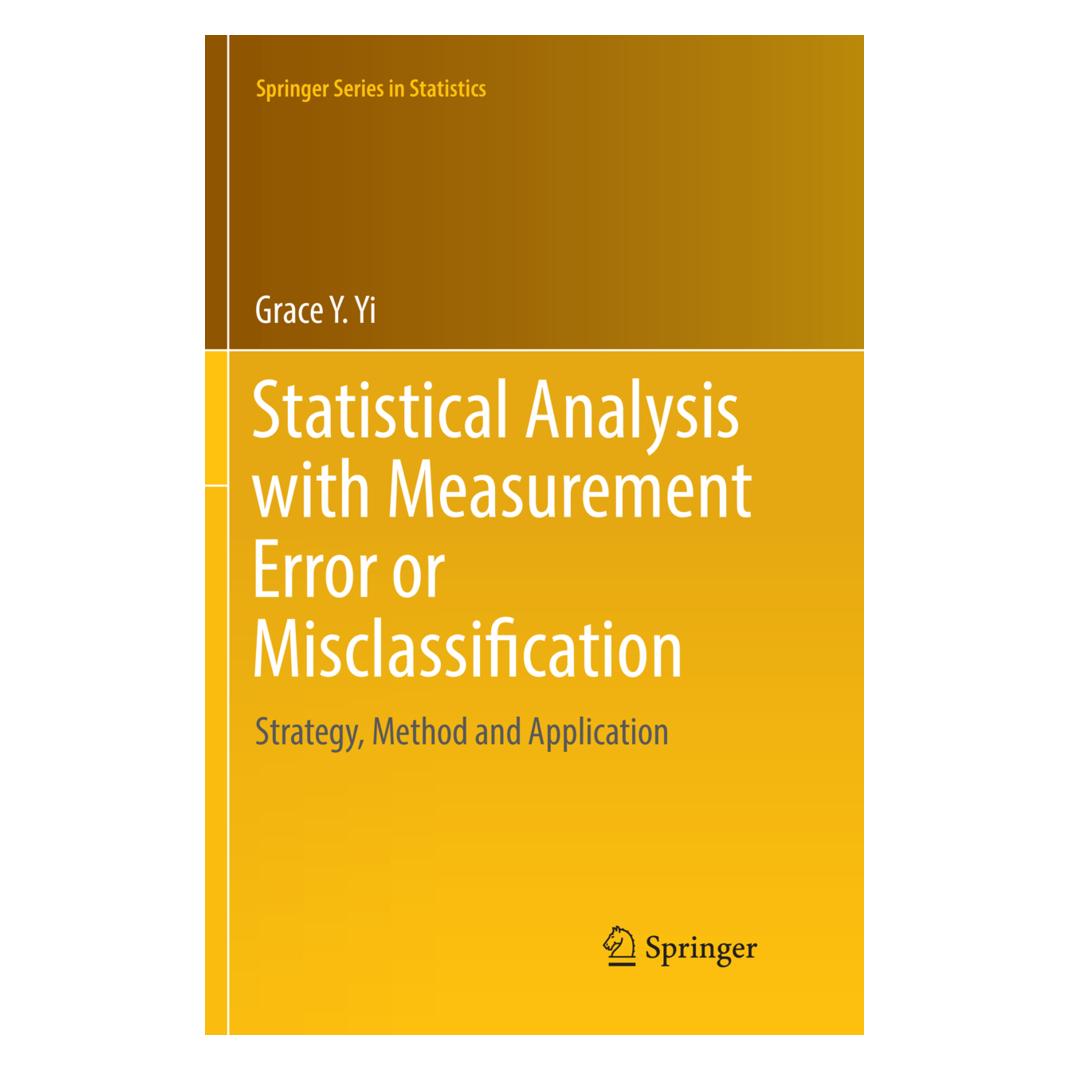 Springer Statistical Analysis with Measurement Error or Misclassification (Englisch, Softcover, Grace Y. Yi) (56053431)