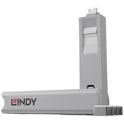 LINDY USB-C® Port Schloss Lindy - Schloss für USB-C-Port - weiß 4er Set Weiß Schlüsselschloss inkl. 1 Schlüssel 40427