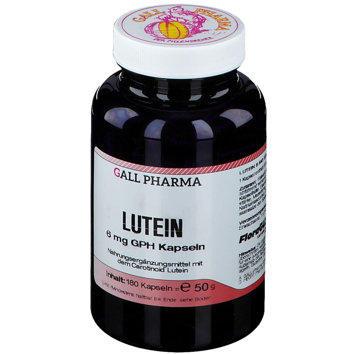 Lutein 6 mg GPH Kapseln 180 St